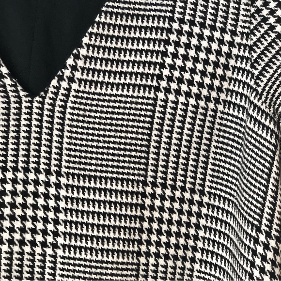 CLOSEOUT \Zara TRF\• Houndstooth Tunic Top - Picture 4 of 16
